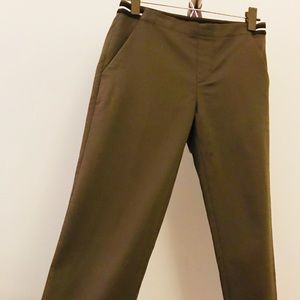UNIQLO Olive Ankle-length Pants